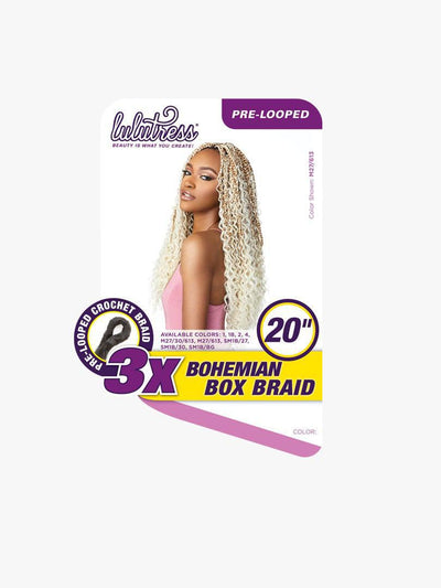 Sensationnel Lulutress 3X Bohemian Box Braids 20"