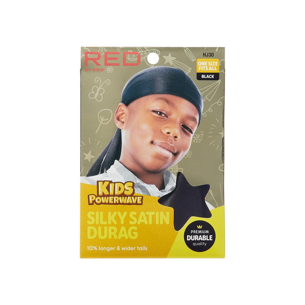 RED by Kiss Kids Power Wave Durag