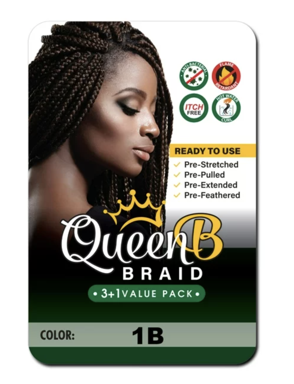 Urban Beauty Queen B 4X Multipack Braid 50"