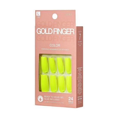 IVY Gold Finger Solid Color Nails