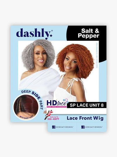 Sensationnel Dashly Salt & Pepper Lace Wig - Unit 8