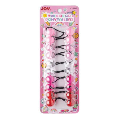 Joy Twin Beads Ponytailers 20MM 10Ct