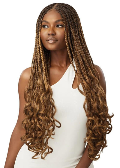 Outre13x4 Lace Wig - French Curl Box Braid 32"