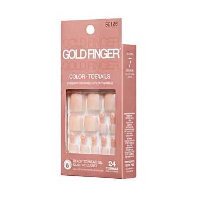 IVY Gold Finger Solid Color Toenails