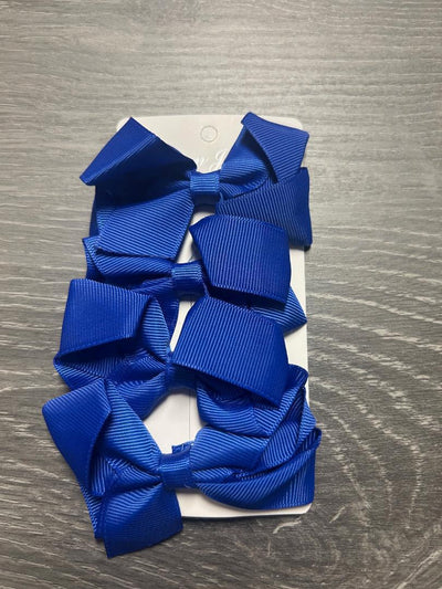 Fashion Hair Bows 4ct