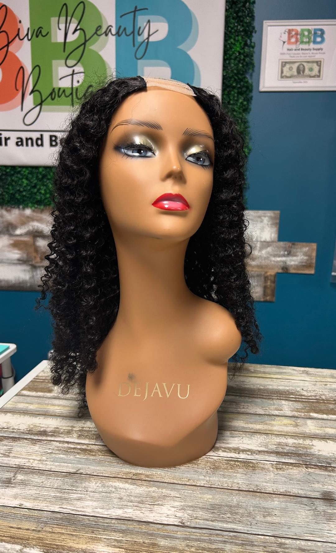 Tru Cambodian U-Part Kinky Curly Wig - Kay