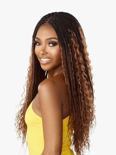 Sensationnel Cloud 9 4x4 HD Lace Braided Wig - Mermaid Box Braid 30"