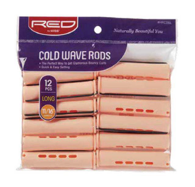 RED by Kiss Cold Wave Rods - Long