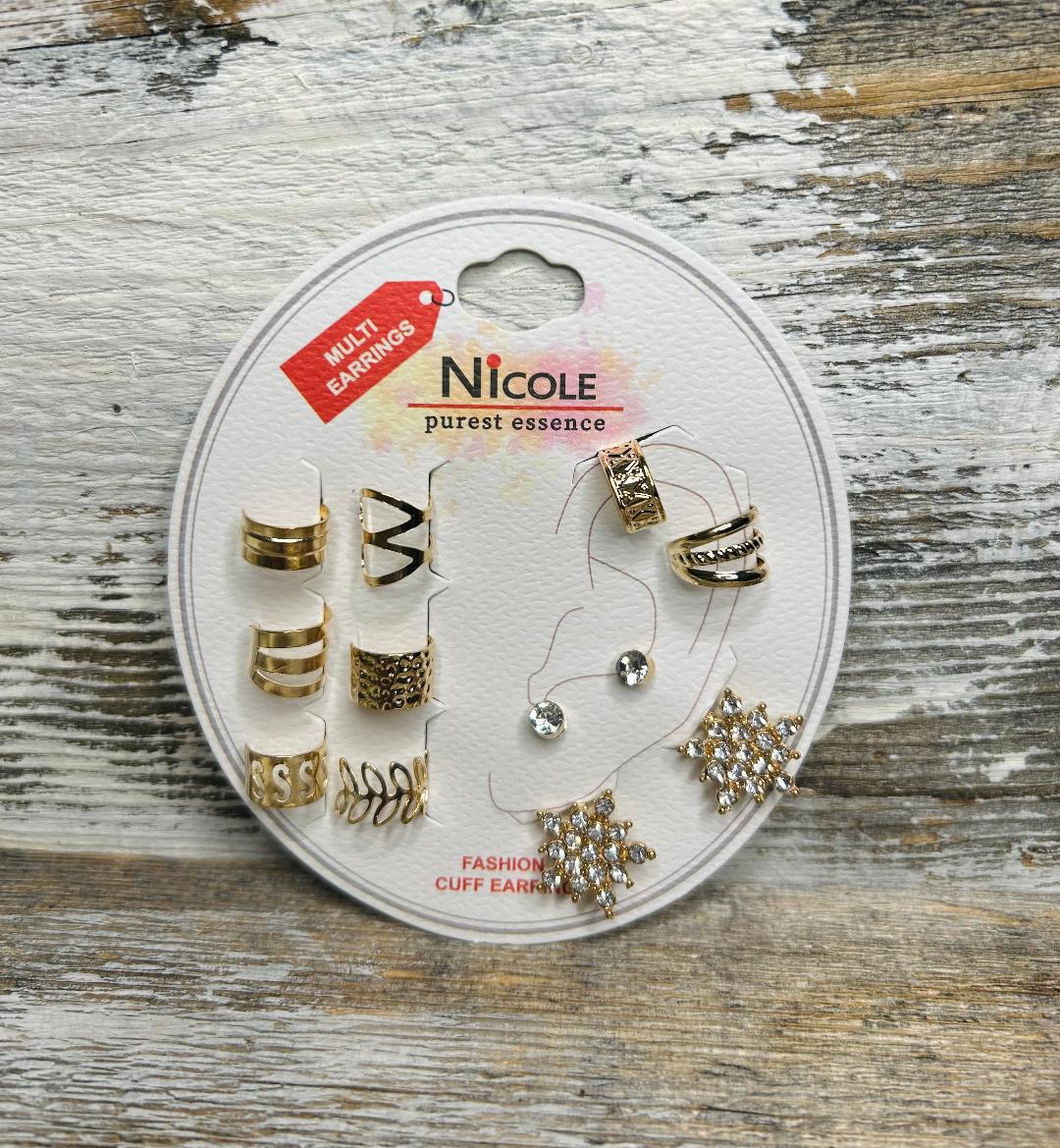Nicole Cuff & Earring Set