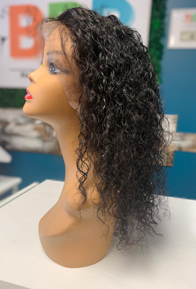 16" Water Wave 13x4 Swiss Lace Frontal Wig - Tamia