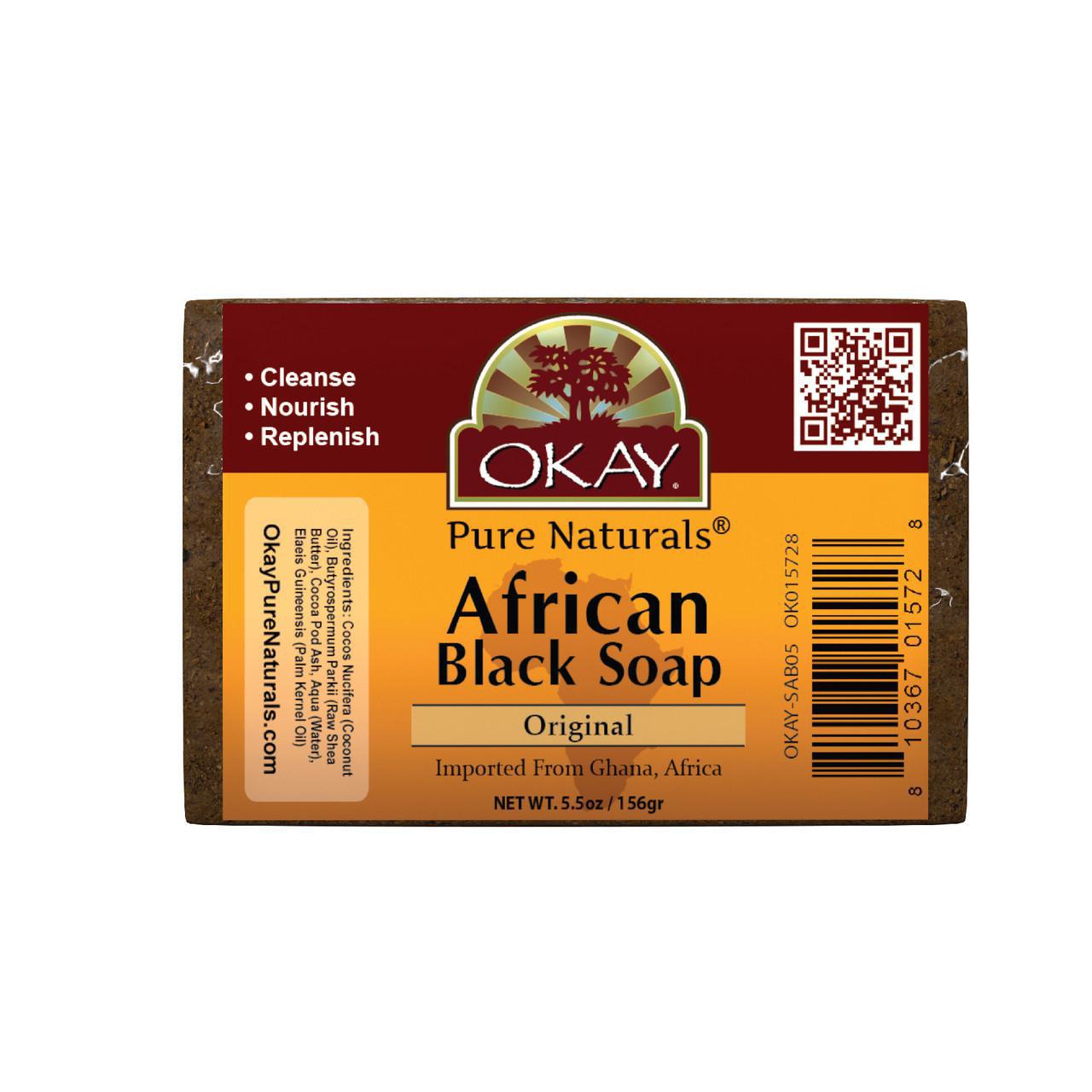 OKAY African Black Soap Original (5.5oz)