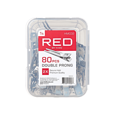 RED by Kiss 1 3/4" Double Prong Clips