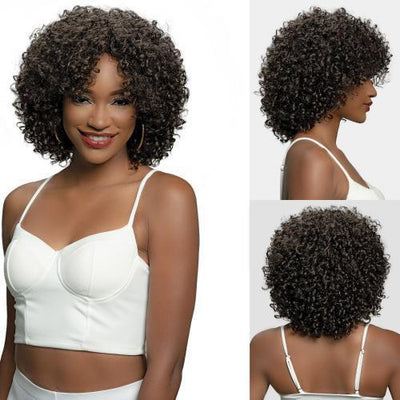 Janet Coll. Natural Curly Wig - Kellen