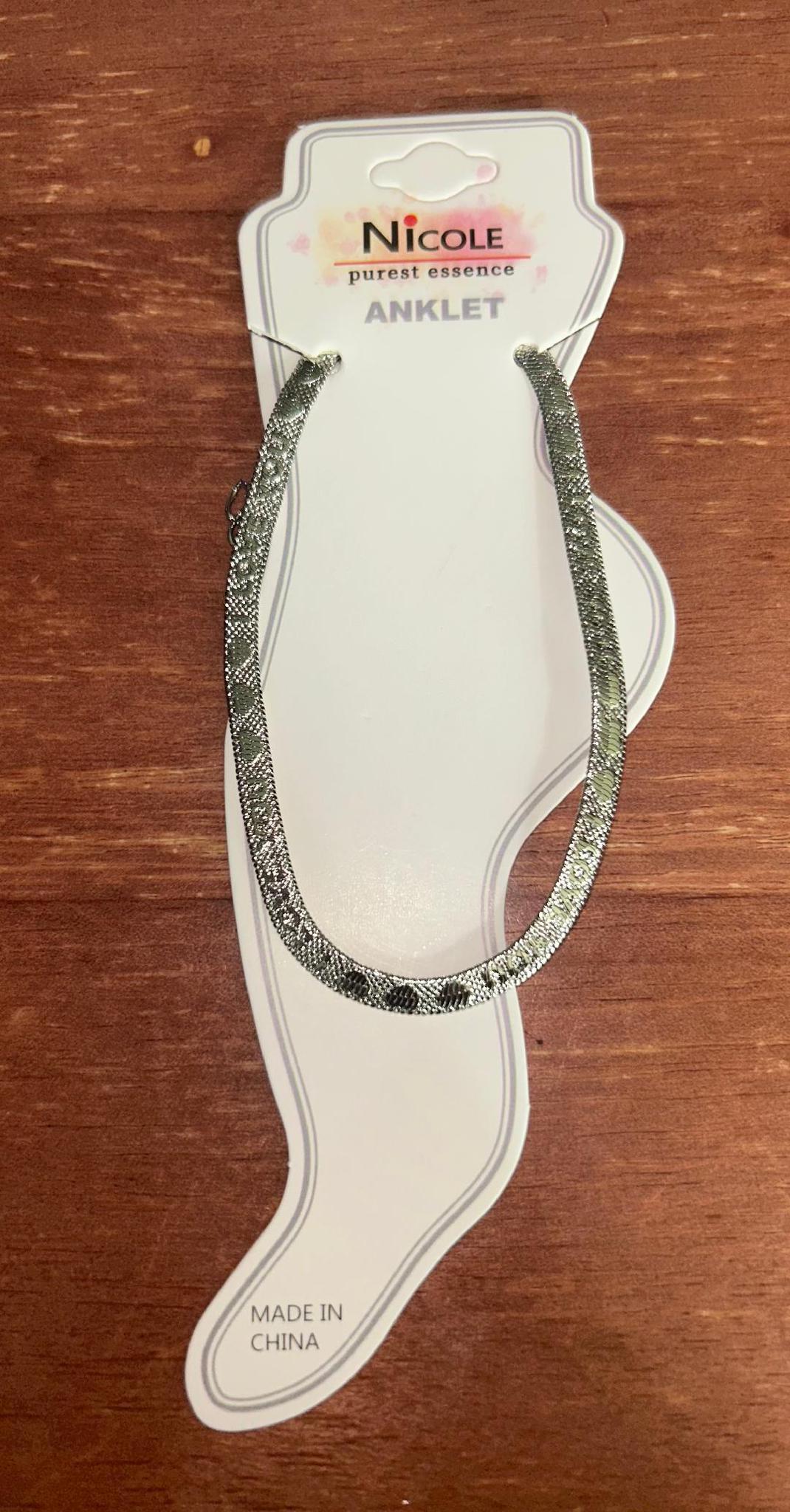 Nicole 'I Love You' Adjustable Anklet
