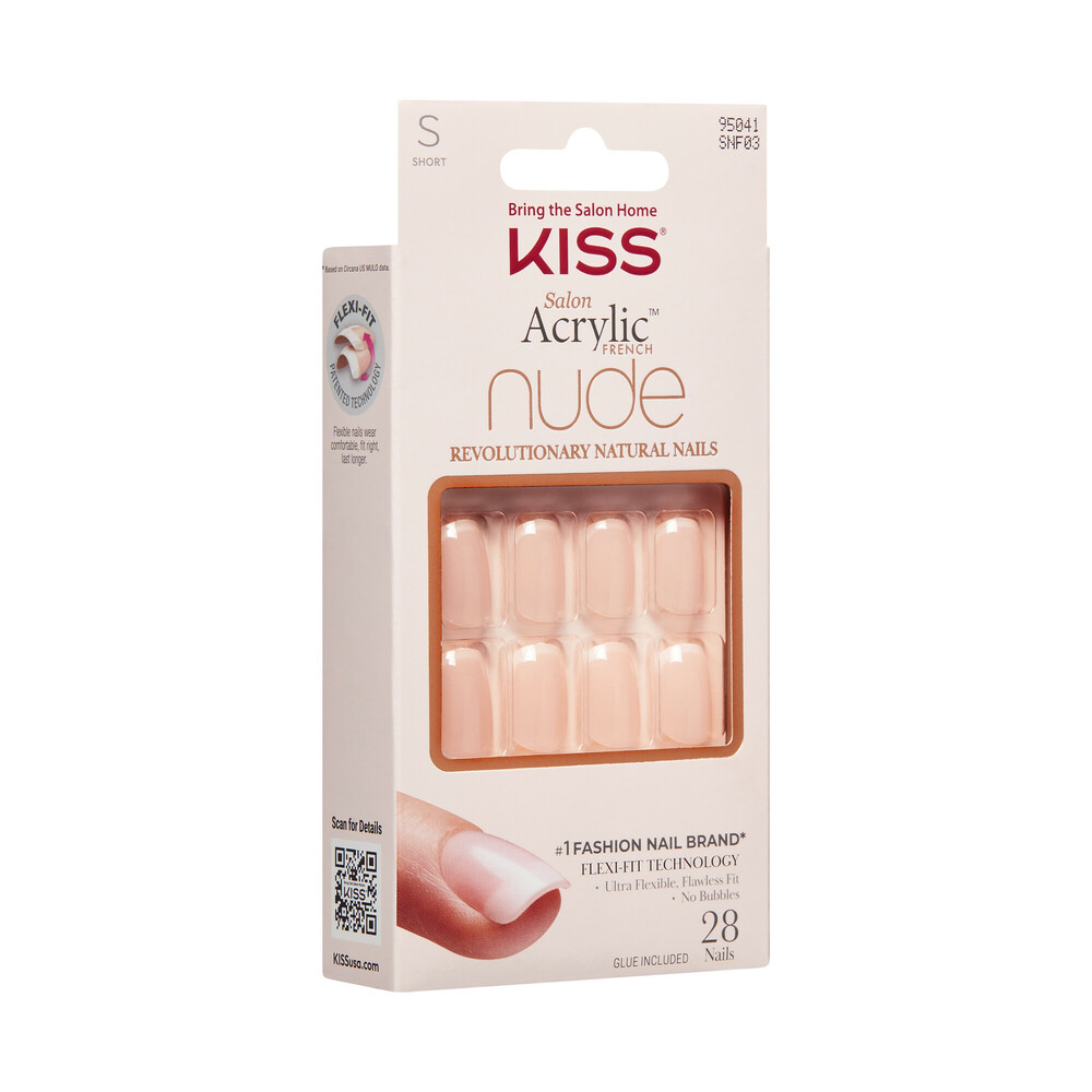 IVY KISS Salon Acrylic French Nude Nails