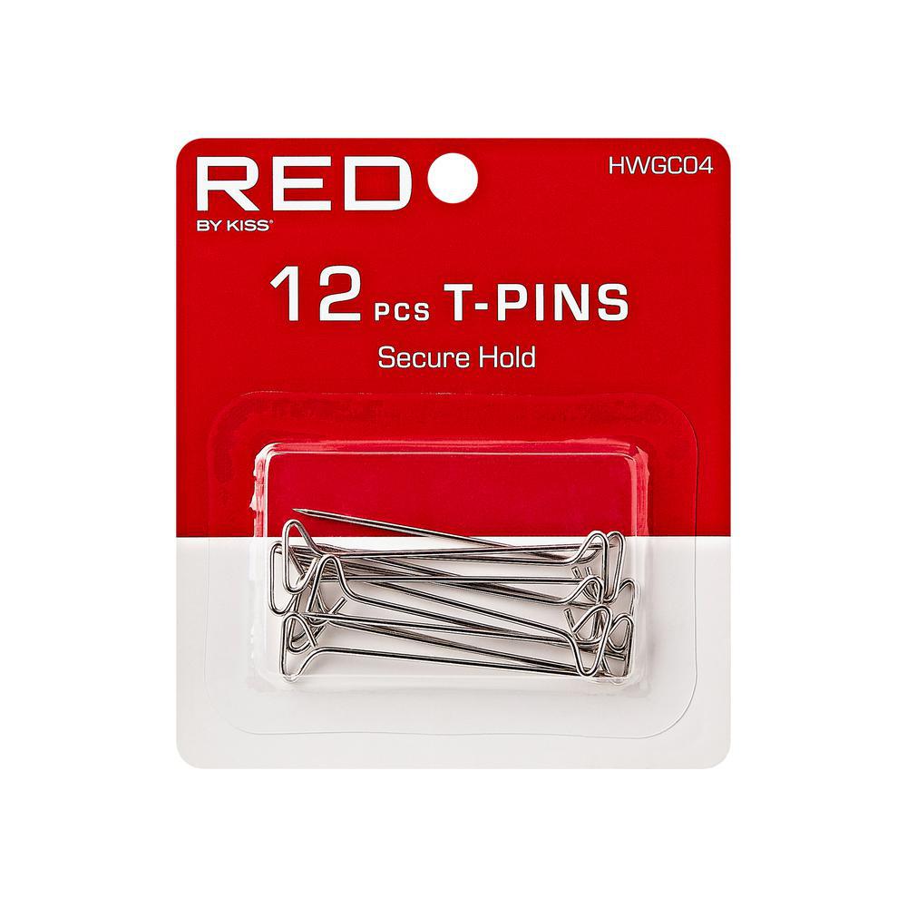 RED by Kiss Metal T-Pins 12ct Silver (HWGC04)