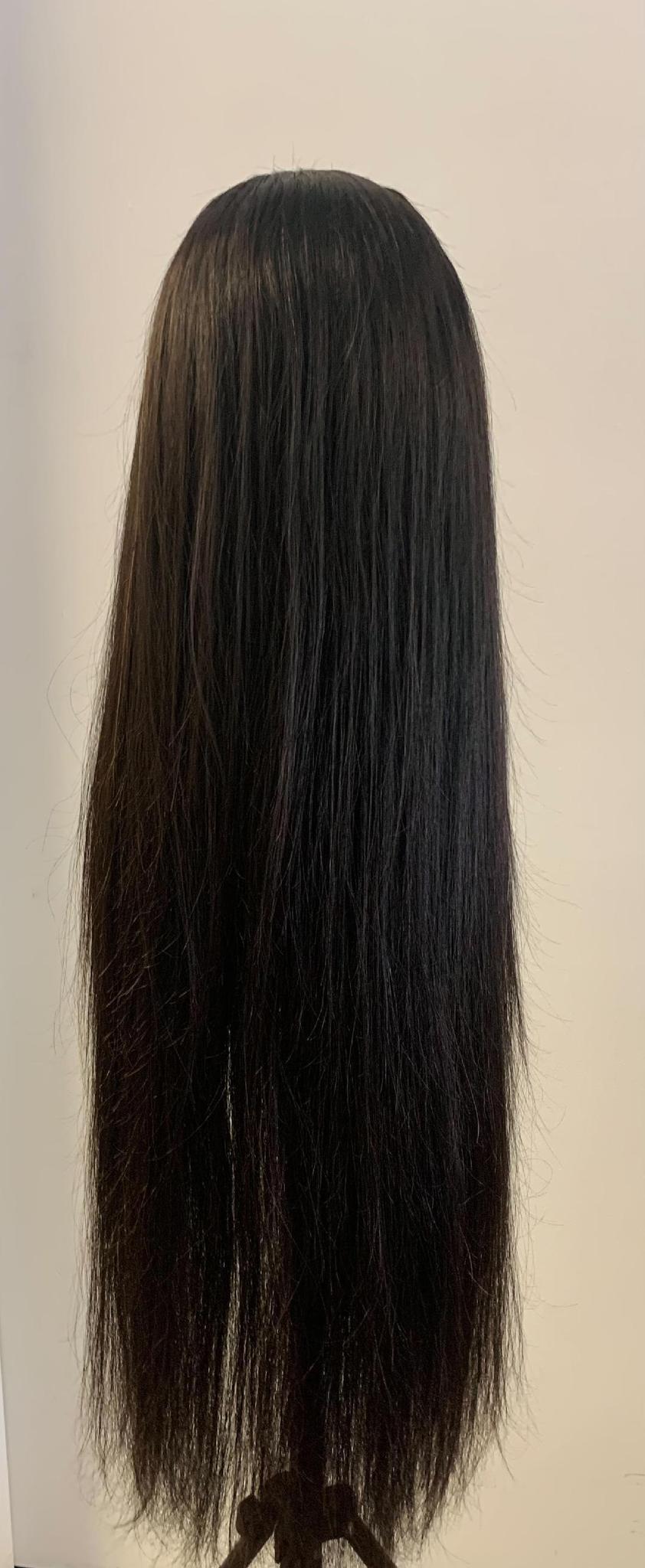 28" Brazilian Straight 4x4 Swiss Lace Closure Wig - Mya