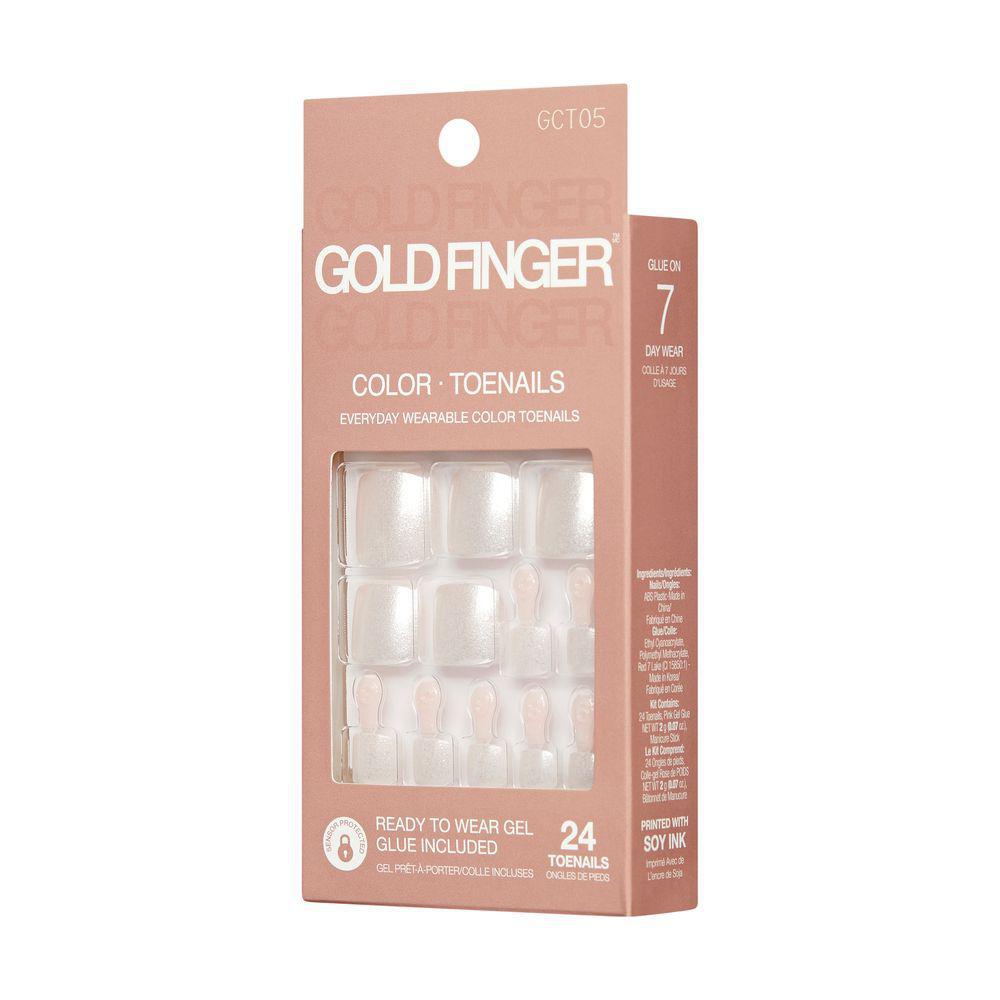 IVY Gold Finger Solid Color Toenails