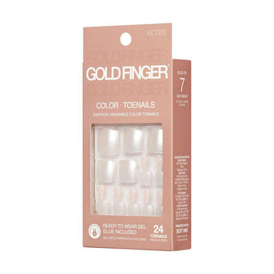 IVY Gold Finger Solid Color Toenails