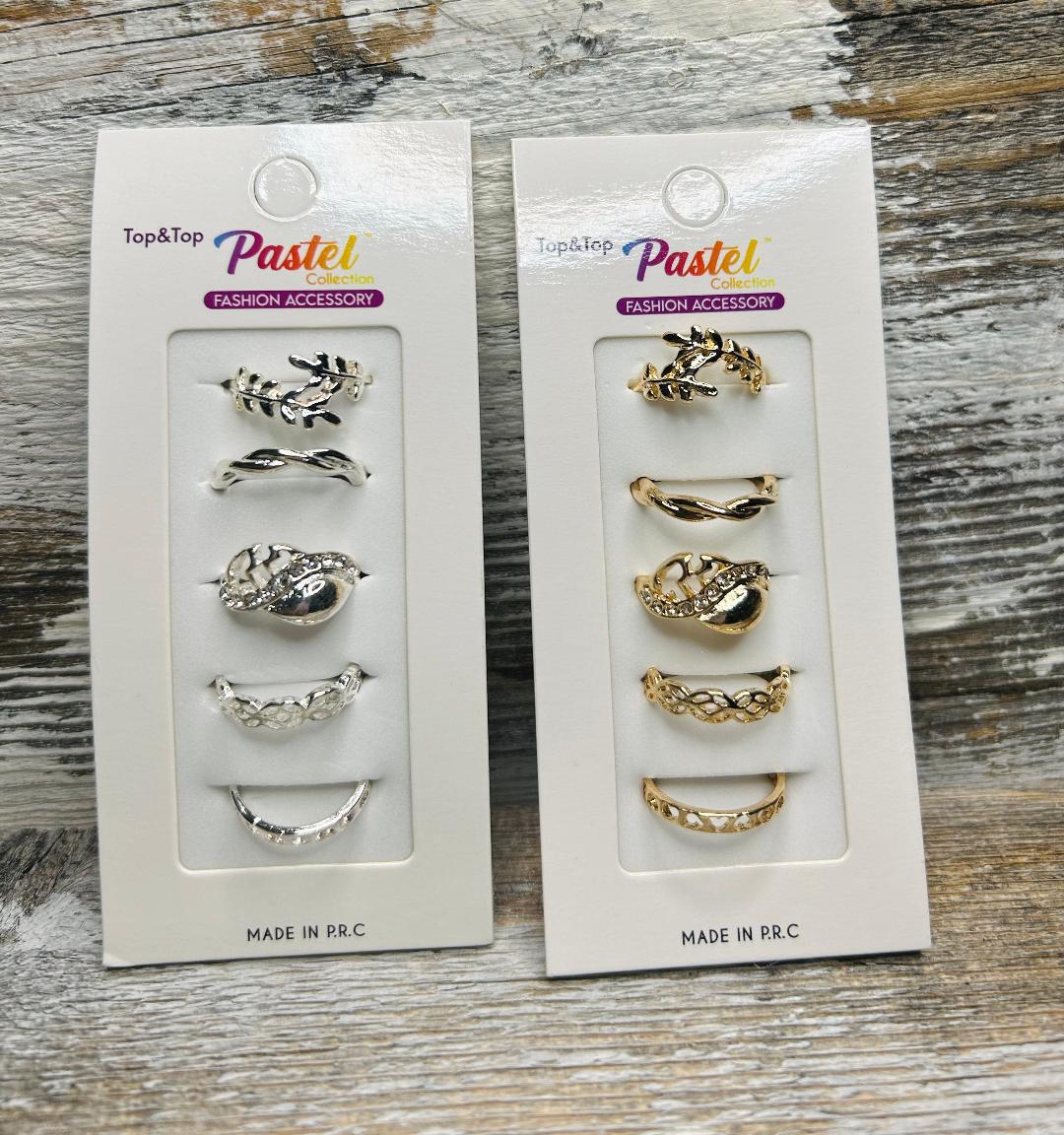 Pastel Assorted Rings