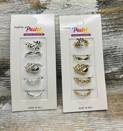 Pastel Assorted Rings