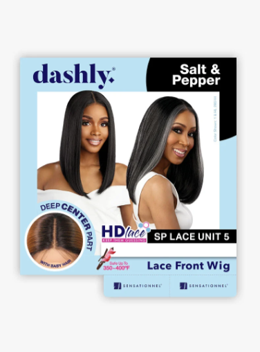 Sensational Dashly Lace Wig Salt & Pepper - Unit 5