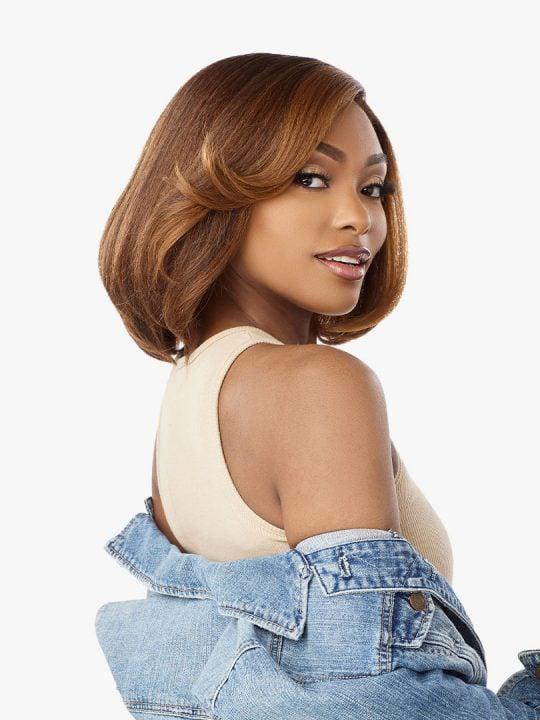 Sensationnel Curls Kinks & Co Kinky Edges Y-Part Lace Wig - Bob 12″
