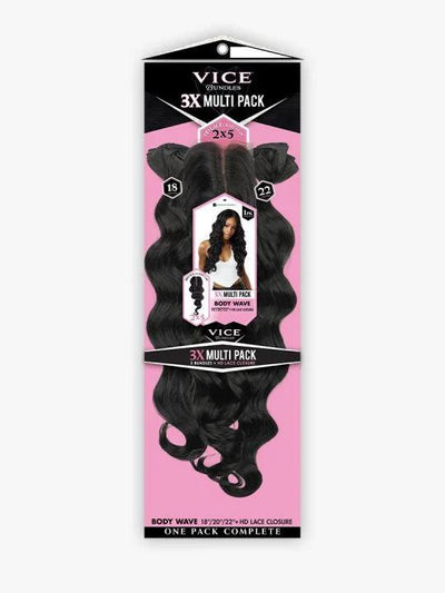 Sensationnel Vice 3X Multi Bundle - Body Wave 14",16"18"