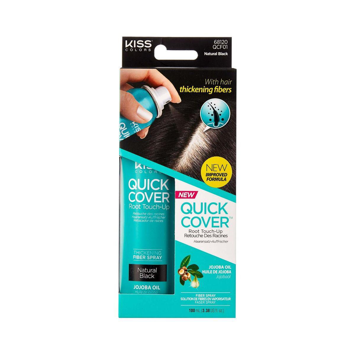 IVY KISS KC Quick Cover Fiber Spray (QCF01) - Natural Black