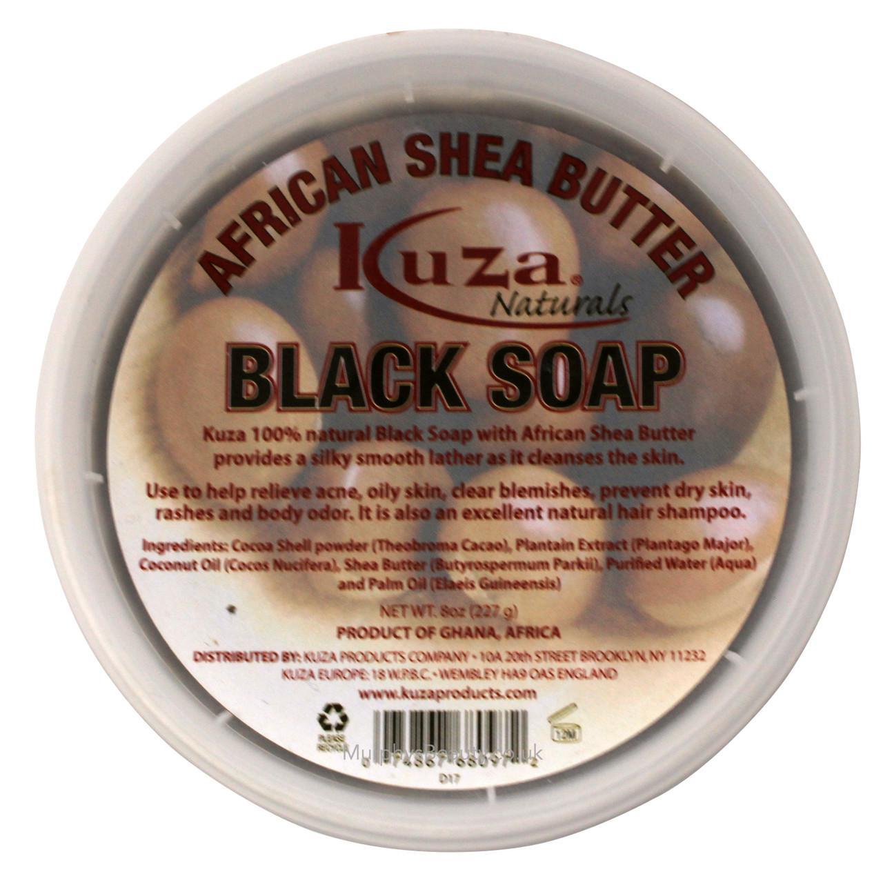 Kuza African Shea Black Soap (8oz)