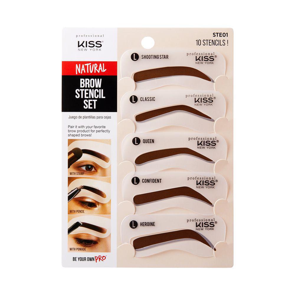 KNP Brow Stencil Set - Natural Look