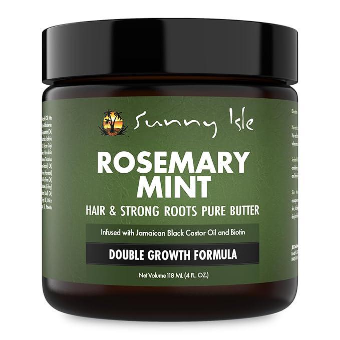 Sunny Isle Rosemary Mint Hair and Strong Roots Butter 4oz