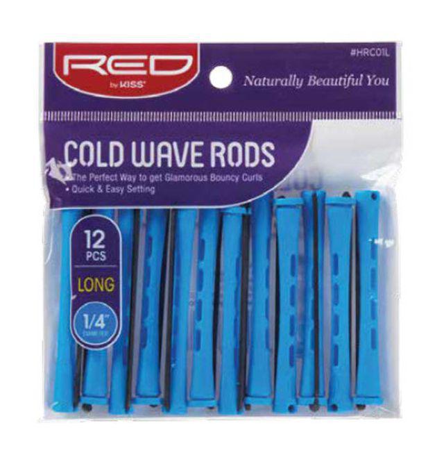 RED by Kiss Cold Wave Rods - Long