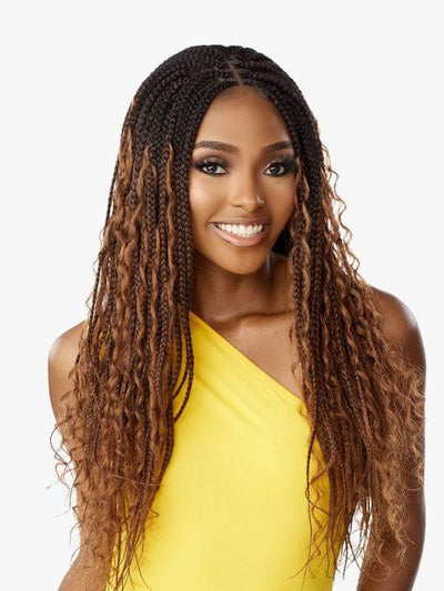 Sensationnel Cloud 9 4x4 HD Lace Braided Wig - Mermaid Box Braid 30"