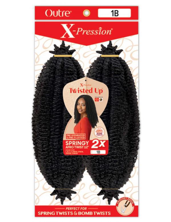 Outre X-Pression 2X Springy Afro Twist 12"