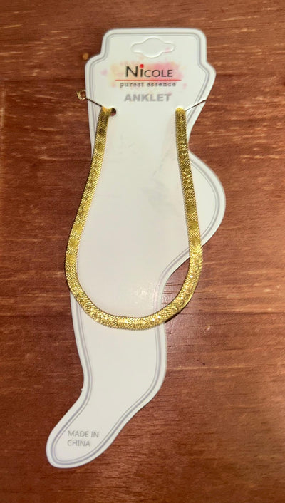 Nicole 'I Love You' Adjustable Anklet