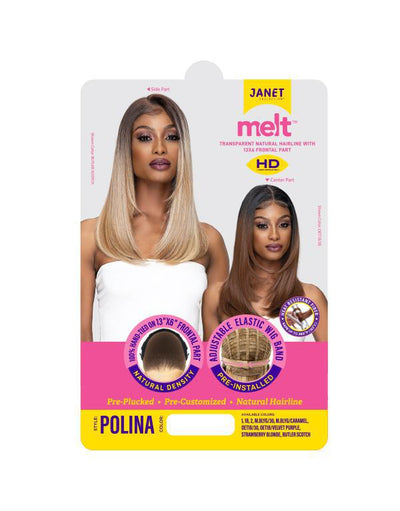 Janet Coll. Melt HD 13X6 Lace Wig - Polina