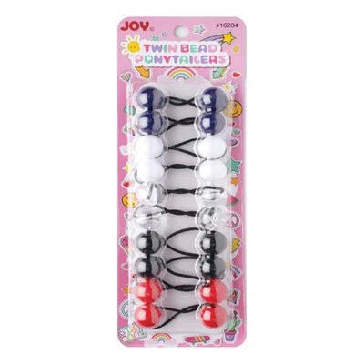 Joy Twin Beads Ponytailers 20MM 10Ct