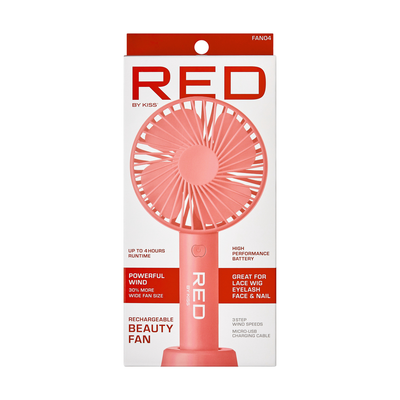 RED by Kiss Rechargeable Beauty Fan