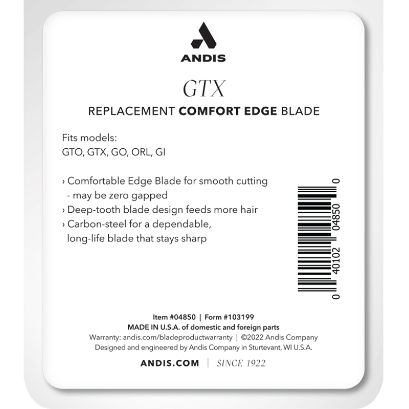 Andis GTX T-Outliner Deep Tooth Comfort Edge Blade #04850 (27147)