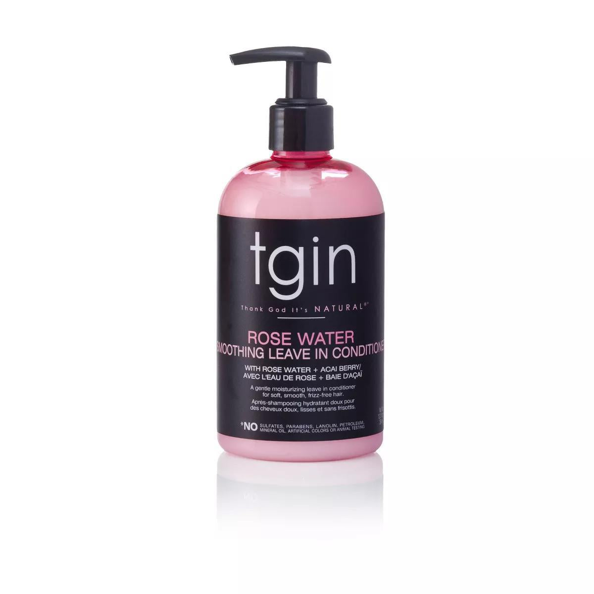 TGIN Rose Water Smoothing Leave-In Conditioner (13oz)