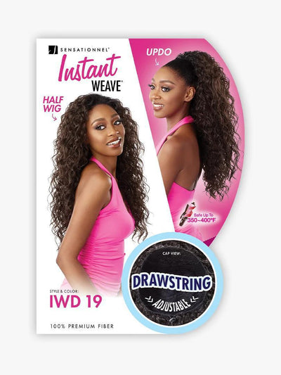 Sensationnel Half Wig Instant Weave Drawstring Cap IWD 19 HRF