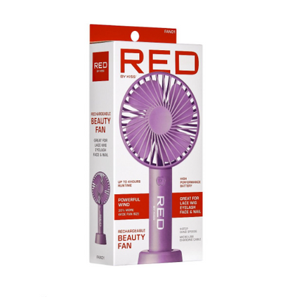 RED by Kiss Rechargeable Beauty Fan