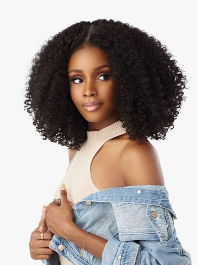 Sensationnel Kinky Edges Y-Part ZigZag Curls 14″