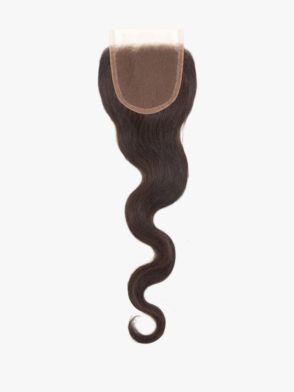 Sensationnel 4x4 18" Body Wave Human Hair Closure - Natural