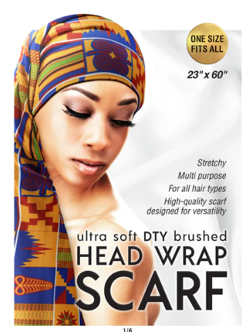 Qfitt Ultra Soft DTY Brushed Head Wrap Scarf