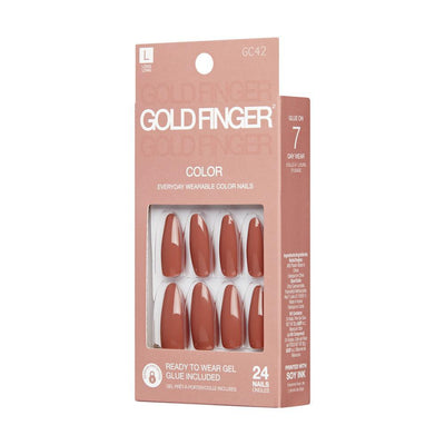 IVY Gold Finger Solid Color Nails