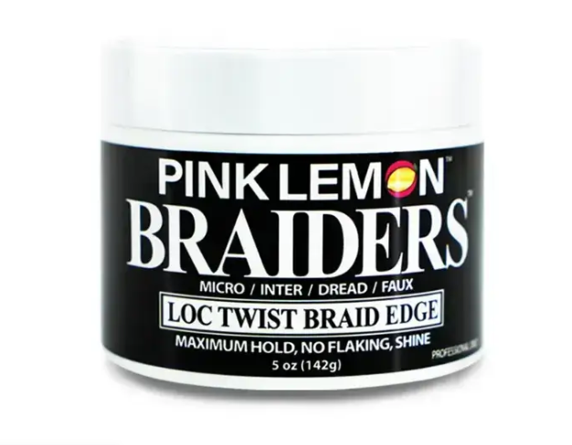 Pink Lemon Braiders Loc Twist Braid Edge Pomade