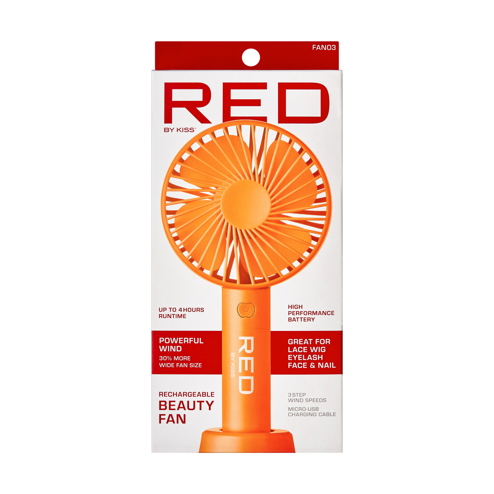 RED by Kiss Rechargeable Beauty Fan