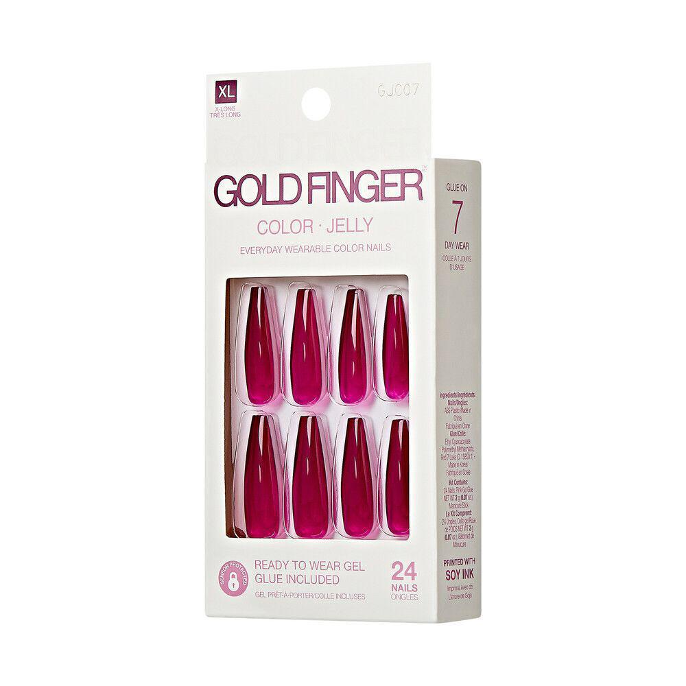 IVY Gold Finger Jelly Color Nails